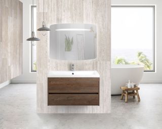 Зеркало с подсветкой и функцией антизапотевания Art&Max Gina 100x70см AM-Gin-1000-700-DS-F-H